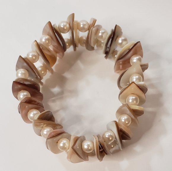 Lot of 3 Pearl Bracelets - Picture 9 of 11